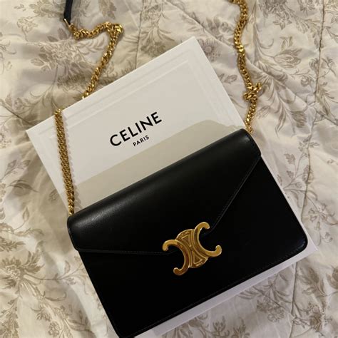 celine triomphe top handle|celine sentimental triomphe wallet.